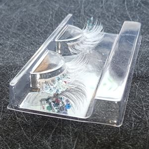 TEMU 코리나 뷰티 글리터 화이트 속눈썹, 패턴 빛나는, 무대 드라마틱, 혼합 길이 6-15mm, 0.07mm 두께, B/L 컬, 볼륨 풍부한 코스프레 스타일, 재사용 가능한 글리터 액센트로