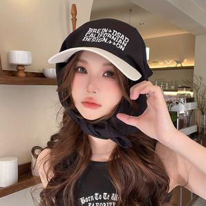 TEMU 여성용 일본식 한국 스타일 베이스볼 캡 - 여름 여행 및 야외 활동을 위한 조절 가능한 스냅백 자수 선글라스, 와이드 브림 페이스 프레임 디자인, 파스텔 핑크, 비신축성 원단