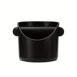 TEMU TIME OWNER 노크 박스 - 인체공학적 손잡이가 있는 내구성 있는 플라스틱 커피 찌꺼기통, 홈 브루잉용 블랙 머신 폐기물 정리함
