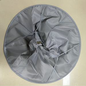 TEMU 조절 가능한 헤어 커팅 케이프 우산, 검은색 빗 포함 - 접이식, 나일론 살롱 숄 남성 및 여성용, 전문 및 가정용으로 이상적