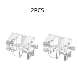 TEMU 2pcs 아크릴 아쿠아리움 파이프 클램프 - 내구성 있는 PMMA 소재, 물관을 안전하게 유지하는 물관 홀더, 가정용 아쿠아리움, 물관 액세서리 | 현대 아쿠아리움 세팅 | 내구성 있는 아크릴 클램프, 물관 장식