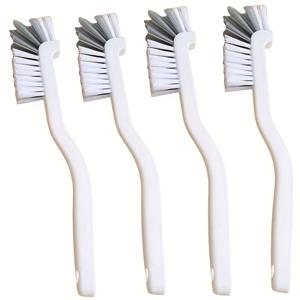 TEMU 4pcs 360° 일본 청소 브러시 - 게, 아바로네, 주방 주스기, 두유 기계, 블렌더, 유리 컵, 냄비, 차 컵, 우유 컵, 등에 적합 - 재사용 가능, 중간 경도, 플라스틱 손잡이 및 브리스틀, 전기 없음, 다용도 청소 도구 | 일본 스타일 브러시 | 내구성 있는 플라스틱 브러시