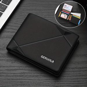 TEMU 남성용 정품 가죽 짧은 지갑, 대용량 카드 슬롯 포함, 휴가 선물 상위층 소가죽 RFID 차단 신용카드 홀더 휴대용 현금 비즈니스 사무실 출퇴근 기념일 생일 발렌타인데이 선물 아버지의 날 선물|카드지갑|명함지갑