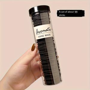 TEMU 99pcs 검은색 머리끈 홀더 탄성 머리띠 스런치 여성 남성 소녀 레이디 헤어밴드 리그 헤드밴드 액세서리|머리띠