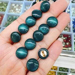 TEMU 10 (11Mm) 빛나는 및 거친 버튼, 셔츠, 웨딩 드레스, 스커트, 손수 만든 DIY, 다양한 드레스의 넥라인 및 쿠프에 매우 적합합니다.