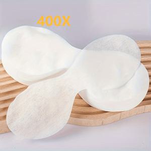 TEMU 400개 조심스럽게 진정시키는 일회용 아이 마스크 패드, 비섬직물, 스파 및 개인용품용 향수 없는, 알코올 없는, 민감한 눈에 적합한, 눈 관리 액세서리 | 부드럽고 수분 보유 마스크 | 일회용 아이 마스크