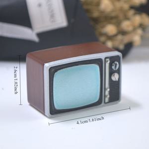 TEMU 1:12 인형의 집 미니어처 장난감 미니멀 시뮬레이션 TV 미니 리얼리스틱 모터 홈 , 혼합 색상, 14세 이상, 내구성 있는 재료, 인형의 집 애호가에게 완벽함