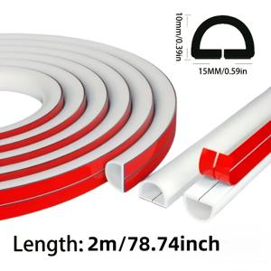 TEMU 118.11인치 PVC 자체 접착 벽 케이블 숨기기, 바닥 관리를 위한 쉬운 와이어 관리, 보이지 않는 홈 데코 케이블 채널, 39.37/78.74인치, 케이블을 쉽게 숨기고 정리하세요, 바닥 코드 조직자 | 장식용 숨기기 | 유연한 숨기기, 케이블 레이스웨이, 전기 회로