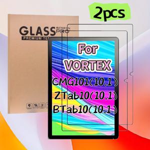 TEMU 태블릿용 2개 Vortex CMG101 (10.1인치) HD 강화 유리 스크린 - 9H 경도, 긁힘 방지, 지문 방지, 쉬운 설치 키트, 보호 태블릿 스크린 커버, 태블릿 보호 | 생동감 있는 디스플레이 | 쉬운 설치 키트, 태블릿 액세서리