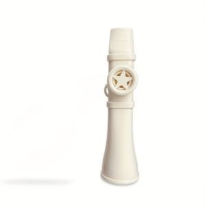 TEMU 카주 더블톤 숏 플루트 - 초보자용 쉬운 배움 플라스틱 마우스 하모니카 4색상(연한 파랑/화이트/핑크/검정) | 휴대용 허밍 악기, 여행 및 음악 표현, 즉흥 연주 가능 | 재미있는 디자인 | 내구성 있는 플루트