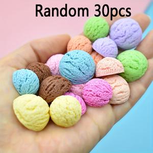 TEMU 30개 DIY 미니 레진 볼 모델, 작은 조각상 장식품, 가족과 친구를 위한 완벽한 선물용 액세서리, DIY 공예, 휴일 장식용 피규어, 이상적인 생일 선물, 테이블탑 디스플레이 피스