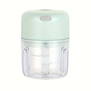 TEMU 1개 전동 미니 다지기 - USB 충전식 8.45oz 휴대용 식품 가공기, 3날 스테인리스 블레이드, 1200 RPM 모터, 양파·고추·생강 절단용, 주방 & 캠핑 도구, 생일 선물 추천, 음식 다지기 및 썰기, 컴팩트 디자인, 내구성 강화, 바쁜 전문가용