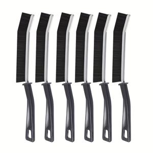 TEMU 6개 세트 강모 틈새 청소 브러시 - 얇은 갭 청소용 브러시, 소형 청소 브러시, 그라우트 브러시, 주방 브러시, 화장실, 욕실, 홈, 욕조, 싱크대, 창문용 청소 도구|욕조|씽크대