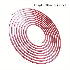 TEMU 10미터/393.7인치 PVC 차량 도어 엣지 보호대, 투명한 스크래치 방지 및 자동차 모서리 보호 기능, 범용 핏으로 차량 긁힘과 찌그러짐 예방