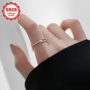 TEMU 925 저자극성 눈물방울 디자인 반지, & 우아한 오픈 밴드 조절 사이즈 - , 아내, 어머니, 자매를 위한 클래식 다용도 선물 (생일, 새해, 크리스마스, 발렌타인데이) - 항산화 포장 포함, 사계절 착용 가능|반지사이즈