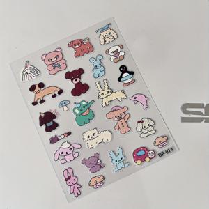 TEMU 빈티지 스타일 애완견 사쿠라 고화질 DIY 폰 케이스 데칼 세트