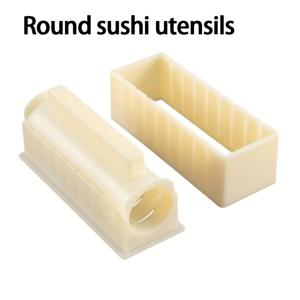 TEMU DIY 스시 몰드 3pcs 세트 - 재사용 가능, 미끄럼 방지, 쉬운 청소 쌀 롤 메이커, 노리 & 밥 패키지 몰드, 홈 주방 도구 벤토 액세서리