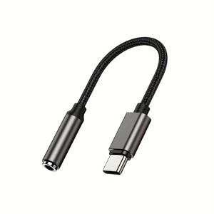 TEMU 1pc/2pcs USB Type C에서 3.5mm 헤드폰 잭 보조 어댑터 Type-c 3 5 잭 오디오 라인 헤드폰 라인 컨버터 Xiaomi/ for Samsung/ for Galaxy S21 Ultra S20 Note 20/ for iphone 15 16 pro/ 노트북/ 태블릿 등 장치에 적합합니다.