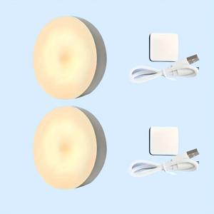 TEMU 2개- 센서 라이트 8LED 야간 조명, 운동 센서 야간 조명- 초고감도 PIR 감지 즉시 열림/닫음- 에너지 절약, 저녁부터 새벽까지 작은 야간 조명- 학생 기숙사 책장 조명, 욕실, 침대 옆 테이블, 계단 조명, 복도, 캐비닛, 창의적인 선물 LED 침대 옆 조명- 걱정 없는 설치|책꽂이|책장|침대협탁