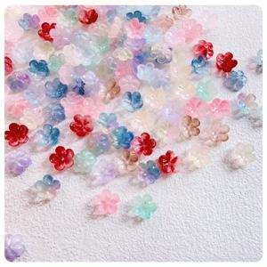 TEMU 20개 13mm 투명 유리 꽃잎 - 파스텔 핑크 블루 퍼플 라벤더 DIY 액세서리, 헤어핀 및 보석 만들기용, 빈티지 플로럴 장식 (크리스마스 발렌타인데이 라마단), 공예용 꽃, 우아한 꽃 모양 합성 꽃잎, 매끄러운 마감, 수제 아트워크 소품|머리핀