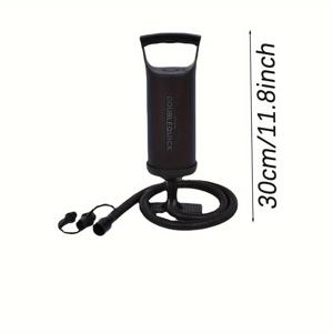 TEMU 1개 내구성 PVC 수동 에어 펌프 - 휴대용 캠핑 침대 및 리클라이너 공기 주입기, 배터리 불필요, 컴팩트 디자인, 야외 캠핑 & 여행 액세서리, 휴대가 편리한 그립 핸들, 안정적인 성능, 가정용