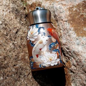 TEMU 실용적인 304 스테인레스 스틸 보온 커피 컵, 텀블러 및 머그 - 300ml/10oz, 내구성, 미끄럼 방지, 손에 쉽게 잡을 수 있음, 재사용 가능, 야외 스포츠, 여행, 캠핑에 적합, 휴대용 커피 컵 | 음료 컵 | 내구성 있는 커피 여행 진공 컵|커피