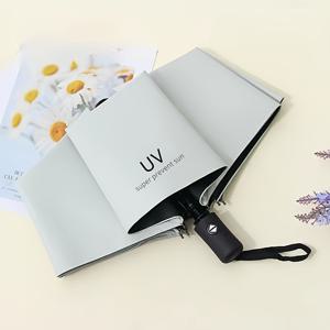 TEMU 일곱 가지 색상, 초강력 자동 접이식 우산 - 8개의 철제 리브로 제작된 스타일리시 캐주얼 디자인. 가볍고 튼튼한 데일리 아웃팅에 이상적인 선택