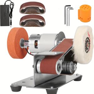 TEMU 미니 주얼리 폴리셔 & 버퍼 - 7단 속도 조절 (4000-9000 RPM), 775 올코퍼 모터, 304 스테인리스 컴팩트 벤치 그라인더, 천 휠 및 액세서리 포함, 주얼리 연마, 녹 제거, 연삭 및 마감용 (110-240V, UK 플러그), 정밀 연마, 내구성 강화, 경량 도구, 고속 모터, 작업장 공구|악세사리
