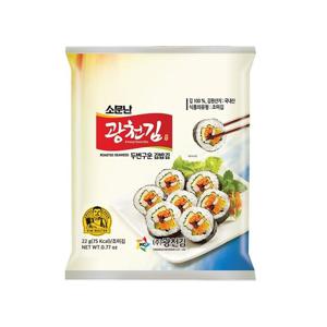 TEMU 광천김 소문난 두 번 구운 김밥김 전장김 10봉