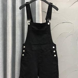 TEMU 여성용 여름 와이드 멜빵 청반바지 루즈핏 베이직 캐주얼 점프슈트 슬림소녀 SLIM GIRL