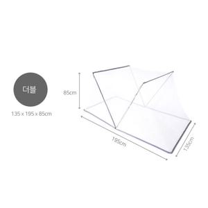 TEMU 바로착 접이식 폴딩 모기장 바로펴 원터치 텐트 모기장 싱글 더블 킹 사이즈 사각 모기장