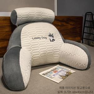 TEMU [국내발송] 편안한 라텍스 독서 베개,부드러운 쿠션으로-목과 등 지원을 위한 인간공학적 디자인, 침대 옆이나 소파 사용에 이상적,분리 가능하고 세탁 가능한 커버,독서와 휴식을 위한 완벽한 제품|베개커버|소파|목베개