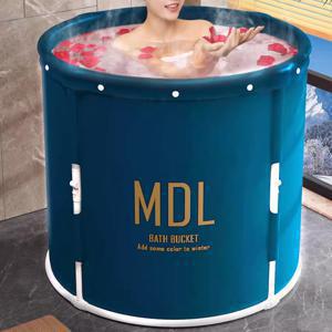 TEMU [국내배송] 모사슈 원터치 접이식 욕조 다리공간 포함 간이욕조 1인욕조 반신욕조 목욕탕 원터치욕조 접이식욕조 목욕탕 접이식 욕조 이동식 간이 원터치 무조립 접이식 욕조 반신욕 보온 홈 폴딩 이동식 욕조