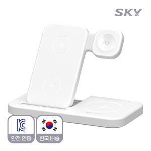 TEMU 스카이 필 W56 3in1 20W 고속 무선 충전기 for Samsung/Apple
