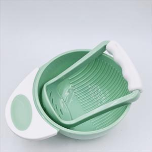 TEMU 손으로 딸 수 있는 과일 으깨기 세트: 11.5cm/4.52인치 그릇과 8.1cm/3.18인치 강판 - 신선한 과일 퓌레와 주스를 만드는 데 완벽 - 전기 불필요 - 내구성 있는 플라스틱으로 만들어짐