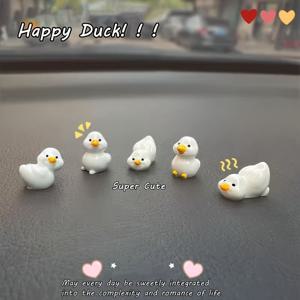 TEMU 5개의 매력적인 수지 오리 대시보드 장식, 사랑스러운 책상 및 침실 장식, 즐거운 운전 경험 향상 장치