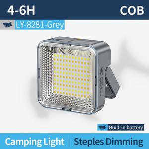 TEMU 1pc 미소하는 상어 휴대용 LED 야외 매달린 캠핑 라이트, 태양 캠핑 랜턴 충전식, 배터리 작동 텐트 라이트와 파워 뱅크, 비상, 하이킹, 캠핑 필수품 LED 작업 라이트와 후크|보조배터리|텐트|보조배터리20000