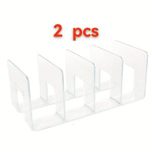 TEMU 2pcs 투명 아크릴 미니 레이어드 정리함 랙 - 가벼우며, 투명한 4단계 디자인으로 핸드백, 넥타이, 스카프 및 보석 보관을 위한, 스타일, 보석 정리함 | 정리함 | 아크릴 구조, 보석 보관 랙