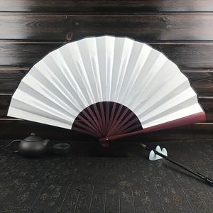 TEMU 1pc 빈티지 실크 천 접이식 팬 중국 스타일 대나무 댄스 핸드 팬 파티 DIY 블랭크 팬 의상 속