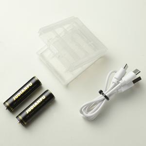 TEMU 5AA 충전식 리튬 배터리 Type-CUSB 충전식 배터리 1.5V 일정 전압 스마트 충전 3000mwh