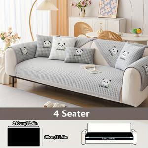 TEMU 1pc 고급 만화 소파 커버 - 긁힘 및 미끄럼 방지, 기계 세척 가능한 소파 보호자, 거실 소파 보호를 위한 다색 옵션, 소파 시트 쿠션|쿠션커버|3인용쇼파