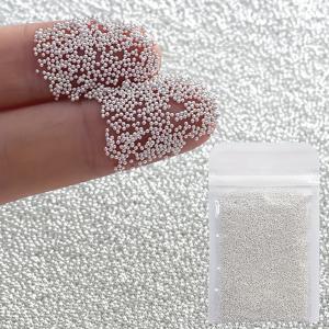 TEMU 네일 아트용 실버 3D 캐비어 비즈 5000개, 미니 네일 볼 비즈 및 스터드 DIY 장식 액세서리 네일 참 네일 젬스톤