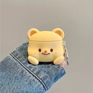 TEMU 귀여운 베어 에어팟 헤드폰 가방 아이폰용 Airpods 1/2세대, Airpods Pro/Pro2 무선 헤드폰 케이스