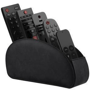 TEMU 5단 가죽 리모컨 홀더, TV 리모컨 정리대, 우아한 방 장식, 홈 및 주방 액세서리, 욕실 및 침실 수납