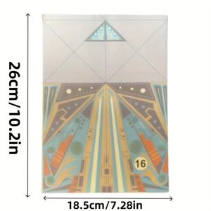 TEMU 1권 32색 종이 - 수제 창의적인 비행기 , 내장 주름 라인, 3D 매뉴얼 DIY 가이드, 크리스마스와 생일 선물로 최고