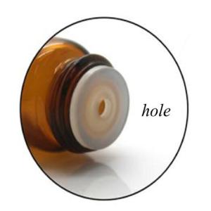 TEMU 100개 미니 유리 에센셜 오일 병, 5ml 무향 라운드 샘플 바이알 플라스틱 캡 포함, 손세척 전용 - DIY 연고 용기