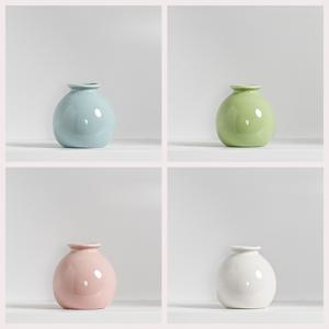 TEMU 4개 세라믹 장식용 병 세트, 수경 재배 소형 화병, 리틀 험프티 덤피 디자인, 홈 거실 사무실 장식에 적합한 모델링 공예품, 인공 꽃 및 말린 꽃 테이블 상의 장식, 크리스마스와 추수감사절에 완벽