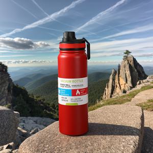 TEMU 1pc Grinkwell 800ML 스테인레스 스틸 보온 보냉 물병, 손잡이가 달린 오발 더블 월, BPA 프리, 밀봉 가능, 뚜껑과 필터가 있는 휴대용 컵, 스포츠 및 야외 활동에 이상적, , 여성, 어머니, 아버지의 날 및 새해를 위한 완벽한 선물