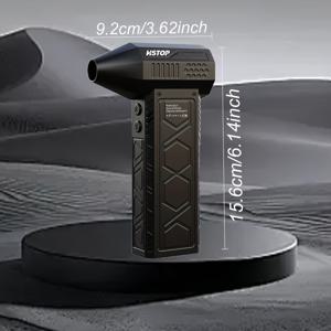 TEMU 1개 미니 고속 트윈 터보 팬 - 초강력 휴대용 USB-C/USB 충전식, 컴팩트 & 경량 캠핑, 사무실, 홈, 애완동물 털 제거, 바베큐 스타터, 데스크용 멀티펜션 냉각기 - 야외, 실내 및 내부 사용에 이상적, 먼지 제거 기능, 내구성 강화 디자인