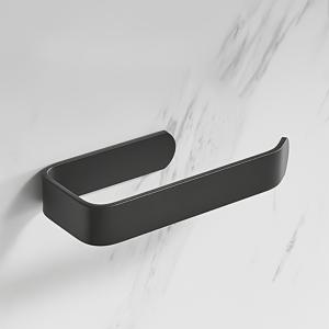 TEMU 1pc 벽걸이용 화장지 홀더 - 블랙/화이트, 자체 접착 디자인, 현대적인 스타일, 욕실, 주방 및 침실에 적합 | 간단한 벽걸이 보관함 | 쉬운 설치 화장지 롤|화장지